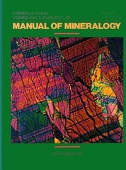 Manual of Mineralogy (after James D Dana) – Hardcover By Klein, Cornelis – GOOD