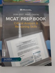 2026-2027 MCAT Prep Books 2nd Ed Lot of 4 – CARS (2), Chemistry, Biology Unused
