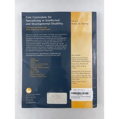 Jones and Bartlett Core Curriculum Intellectual Developmental Disability