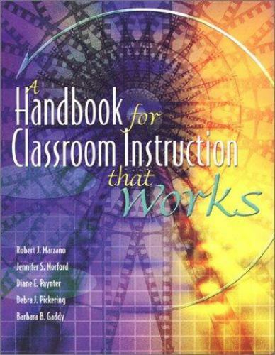 A Handbook for Classroom Instructio- paperback, Robert J Editor Marz, 087120522X