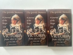 The Greville Memoirs A Journal of Reign of Queen Victoria 1852 to 1860 3 Vol SET