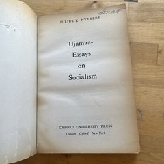 1973 Ujamaa- Essays on Socialism, Julius K Nyerere, Tanzanian History, Vtg Ppbk