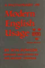 A Dictionary of Modern English Usage Hardcover H. W. Fowler