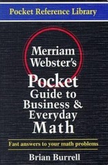 Merriam-Webster’s Pocket Guide to Business- paperback, 0877795053, Brian Burrell