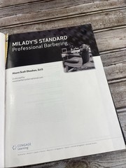 Milady’s Standard Professional Barbering by Milady 2011 HC Acceptable Condition