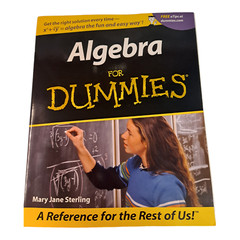 Algebra For Dummies Paperback By Mary Jane Sterling – VERY GOOD
