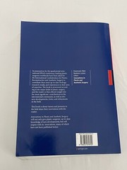 Innovations in Plastic and Aesthetic Surgery Springer New (Tear in corner) 1223