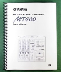Yamaha MT400 Instruction Manual: 50 Pages & Protective Covers!