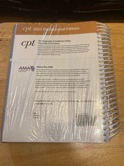 New CPT Professional 2025 by American Medical Association (2024, Spiral)