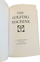 The Golfing Machine Edition by Homer Kelley, 2006 7th Edition Hardcover Rare