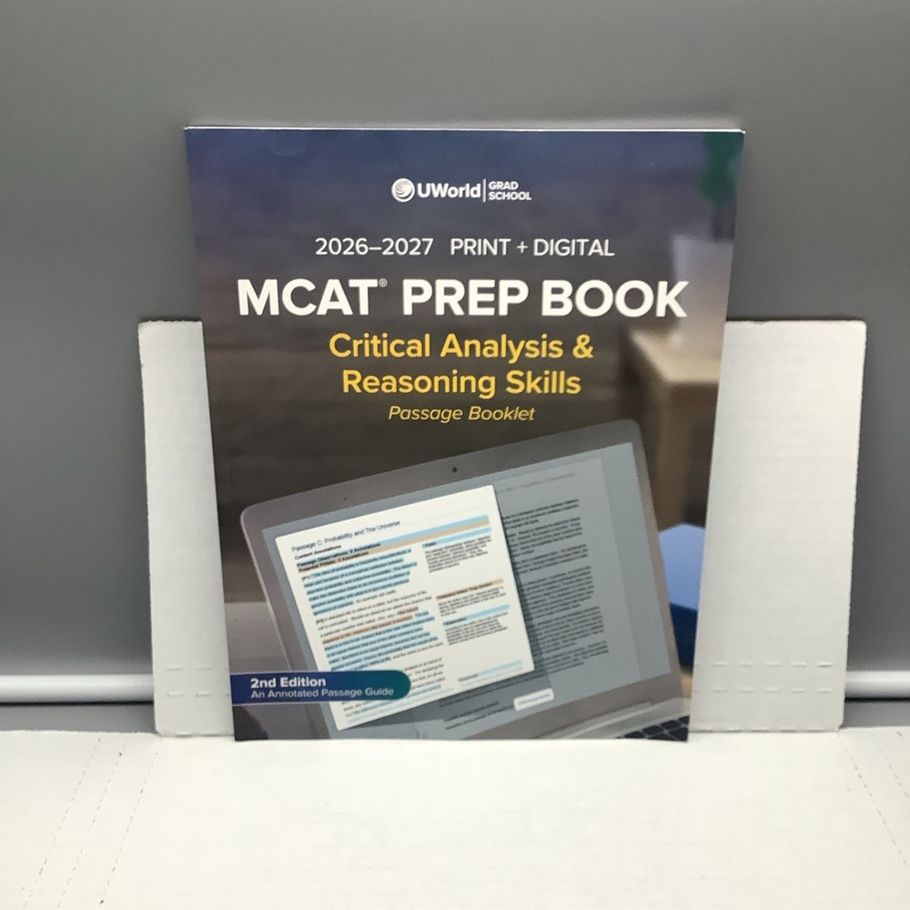 UWorld (GRAD SCHOOL) – MCAT Prep Book – 2026-2027 (Passage Booklet) – GOOD