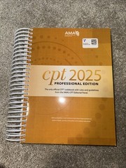 CPT 2025 Professional Edition Codebook With Rules & Guidelines AMA Association