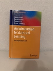 An Introduction to Statistical Learning: With Applications in R by James VG COND