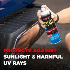 Trim Shine Restorer for Cars – Black Plastic Protectant Coating – 12 oz 6 Pack