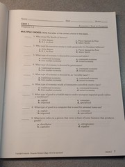 A Beka Book Homeschool 12th Grade Economics Work & Prosperity Curriculum Kit.