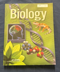 Biology Gods Living Creation Abeka Student Text Book – A Beka 4th Edition