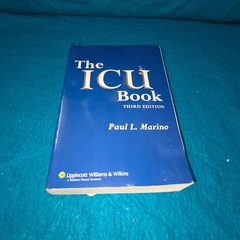 ICU Book by Paul L. Marino (2006, Trade Paperback)