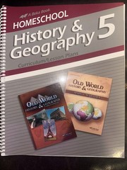 Old World History & Geography Abeka A Beka 5 4th Edition Book Answer Keys -lot 6