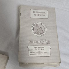 VTG National Technical Schools Air Conditioning Refrigeration HVAC Course Books