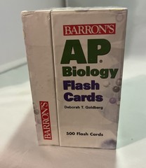 AP Biology Flash Cards by Deborah T. Goldberg (2006, Cards,Flash Cards)