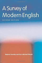 A SURVEY OF MODERN ENGLISH By Stephan Gramley & Kurt-michael Patzold *Excellent*