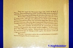 Early Mormon Pamphleteering David Whittaker LDS History Booklet 1836-1860 NICE!