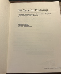 888 Writers in Training A Guide to Developing A Composition Program For Language