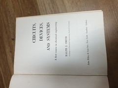 Vintage Circuits, Devices, and Systems, Ralph J. Smith, 1966, 1st Ed