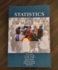 Statistics: A Guide to the Unknown – Peck, Casella, Cobb, Hoerl, Nolan, Starbuck