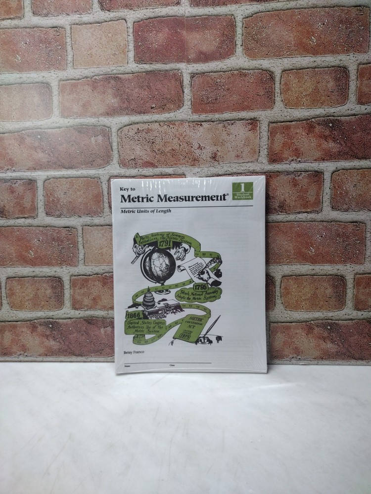 Key to Metric Measurement Student Workbooks – 4 Books – Betsy Franco -New Sealed