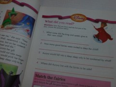 Disney Princess Reading Comprehension Workbook 32 pages