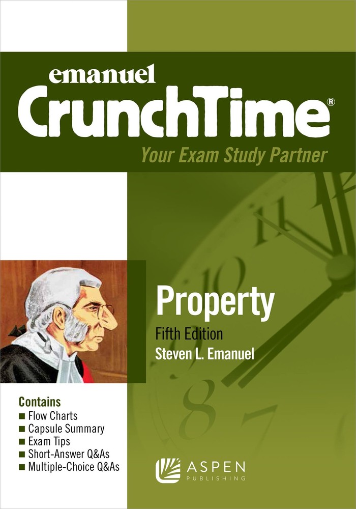 Emanuel CrunchTime for Property – paperback Emanuel, Steven L.