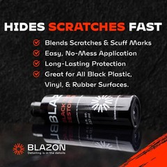 BLAZON Black Trim Restorer 8 oz – Dye-Infused Solution for Car Trim
