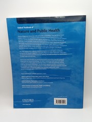 Oxford Textbook of Nature and Public Health : The Role of Nature FREE SHIPPING