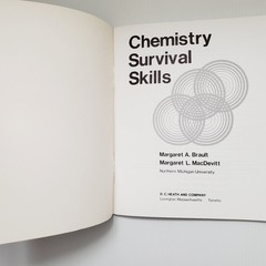 Chemistry Survival Skills Paperback Book MacDevitt & Brault Science Homeschool