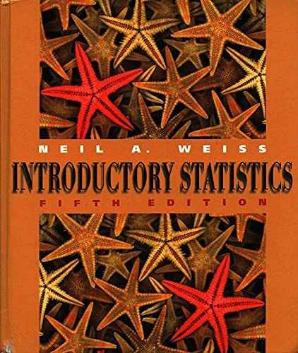 Introductory Statistics (5th – Hardcover, by Weiss Neil A. – Acceptable k