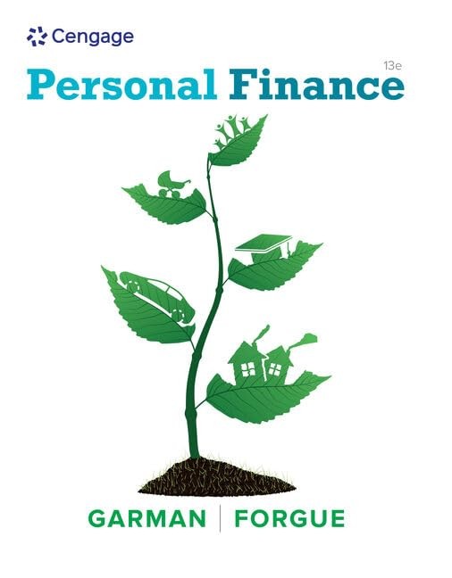 Personal Finance (MindTap Course List) by E. Thomas Garman