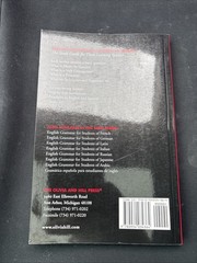 English Grammar Ser.: English Grammar for Students of Spanish, 6th Edition : The