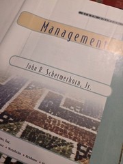 John Wiley & Sons Management 6th Ed Textbook w/ CD-ROM Schermerhorn Jr 2006
