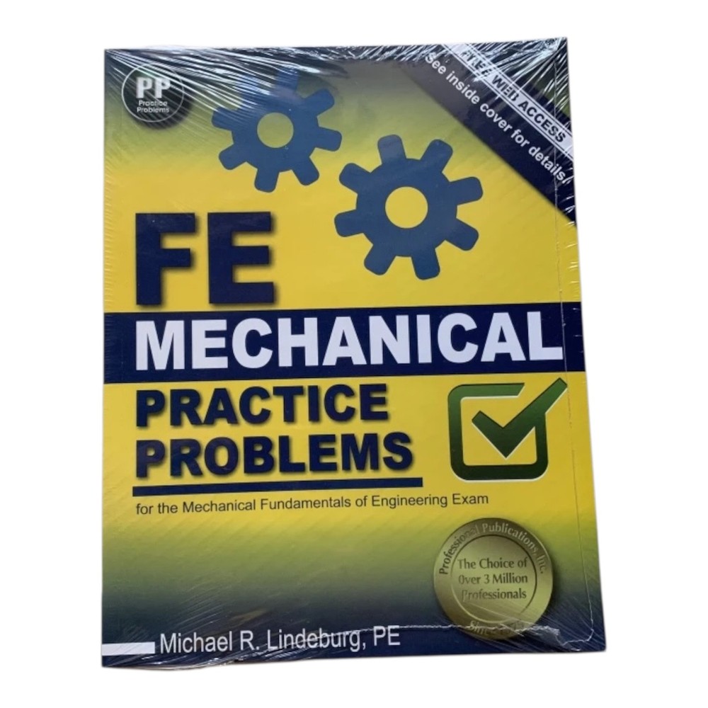 FE Mechanical Practice Problems by Michael Lindeburg Engineering Exam Book