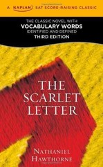 The Scarlet Letter: A Kaplan SAT – Paperback, by Hawthorne Nathaniel – Very Good