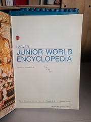 Harver Junior World Encyclopedia Complete Set 16 Volumes Hardcover Atlas Index