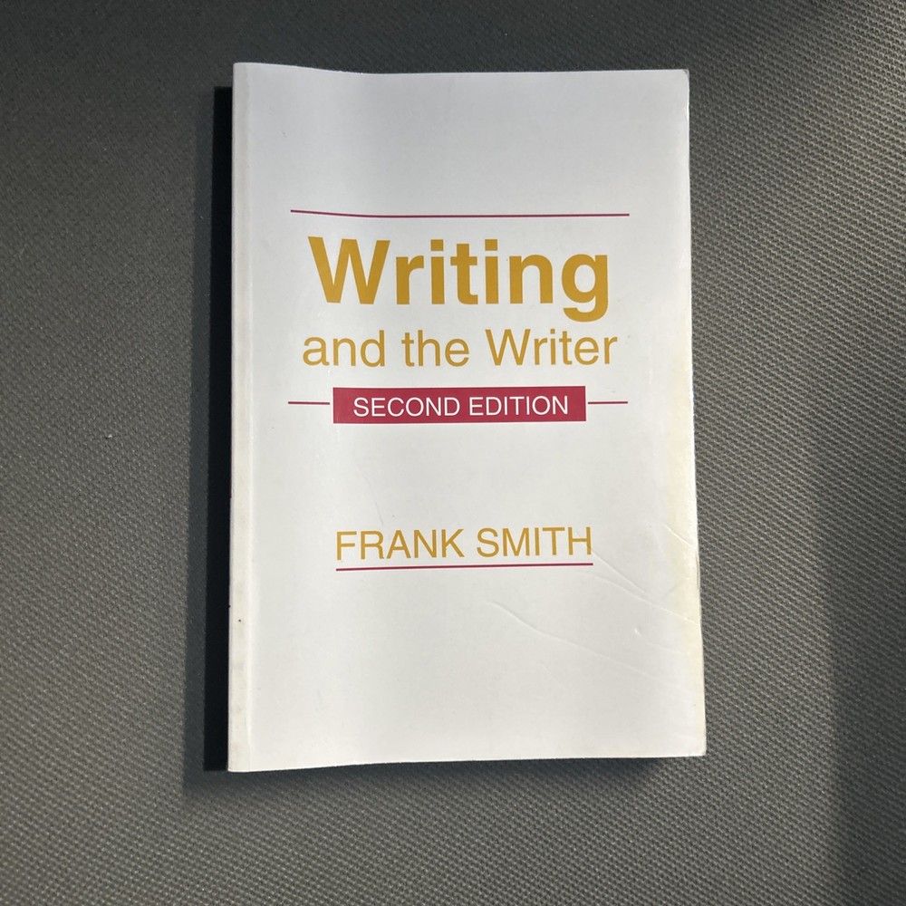 Writing and the Writer by Frank Smith (1994, Uk-B Format Paperback)