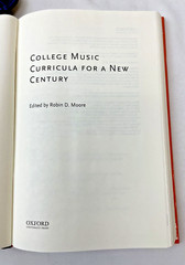 College Music Curricula for a New Century Robin Moore 2017 Oxford University HC