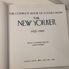 The Complete Book Of Covers From The New Yorker 1925-1989 Hardcover