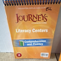 Houghton Mifflin Harcourt Journeys Literacy Centers Gr. 2 Spiral Bound Set of 3