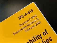 IPC-A-610 Revision E (2010) Acceptability of Electronic Assemblies (read below)
