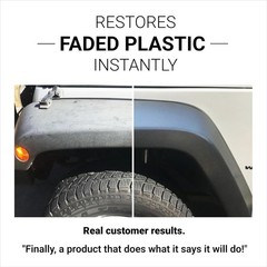 8 Oz User-Friendly Plastic Restorer – No Oily Mess, Perfect Finish for Interiors
