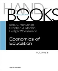 Handbook of the Economics of Education: Volume 5 by Eric A Hanushek: Used