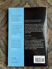 Foundations of Music Technology